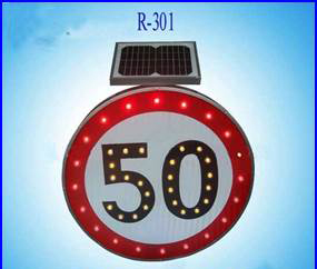 R-301 SEÑAL LIMITE VELOCIDAD CON LEDS